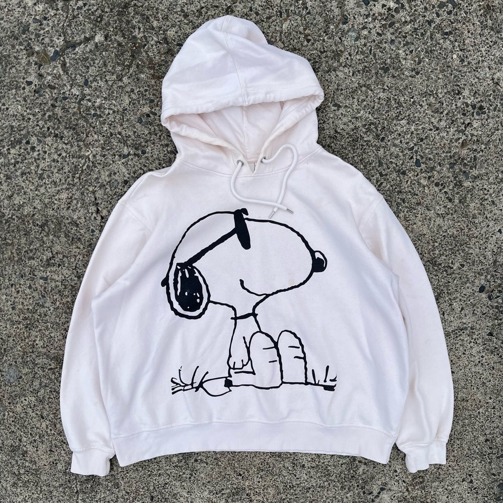 men's Snoopy hoodie sweatshirt, extra large